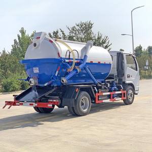 รถบรรทุกปั๊มน้ำเสียตงเฟิงขนาดเล็ก 5000 ลิตร รถดูดสิ่งปฏิกูล รถบรรทุกถังขยะมูลฝอยขนาดเล็ก - Product Image 4