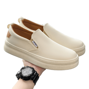 Zapatillas Deportivas Casuales de Verano 2024 para Hombre, Estilo Coreano, Transpirables, Blancas, Combinables con Todo, Cierre con Cordones, Zapatos para el Sol, EVA - Product Image 1