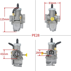 คาร์บูเรเตอร์คุณภาพสูงแบบกด-ดึง รุ่น PE28 PE 28 <span class=keywords><strong>NSR</strong></span> NSR150 สำหรับรถมอเตอร์ไซค์ ฮอนด้า ยามาฮ่า คาวาซากิ สกู๊ตเตอร์ และรถวิบาก - Product Image 5