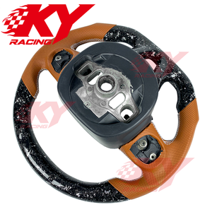 Volant de voiture en fibre de carbone avec LED RPM pour Dodge Challenger Charger Durango SRT Hellcat Scat Pack SRT8 pour Jeep Grand Cherokee - Product Image 3