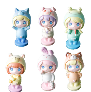 Poupée en résine « Fille énergique » – Boîte surprise créative – Cadeau pour <span class=keywords><strong>ami</strong></span> et camarade de classe – Modèle à collectionner - Product Image 1