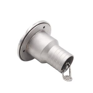 Logo personnalisé 316 Remplisseur de pont en acier inoxydable 2 "Anneau Couvercle de <span class=keywords><strong>trappe</strong></span> de carburant Nouveau matériel marin pour bateaux - Product Image 5