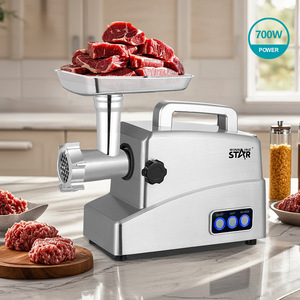 Winningstar Cross-border UK/EU Standard Stainless Steel Household Meat <b>Grinder</b>, Sausage Stuffer, Multi-functional Electric Meat - Product Image 2