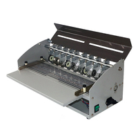 Machine à plier le papier H500 électrique pour cartes, invitations, billets, avec fonction de perforation et de découpe