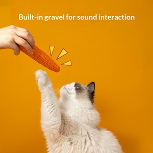 Durable and Environmentally Friendly Pet <b>Cat</b> <b>Toys</b> <b>Cat</b> <b>Interactive</b> Carrot Self-Entertainment - Product Image 4