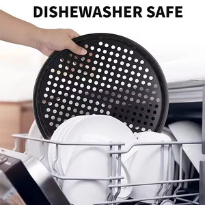 12-Inch Cấp Thực Phẩm Thân Thiện Với Môi Baking <span class=keywords><strong>Pan</strong></span> Không Dính Carbon Thép Bánh <span class=keywords><strong>Pizza</strong></span> <span class=keywords><strong>Pan</strong></span> Dễ Dàng Grip Rộng Xử Lý Cho Hộ Gia Đình Nhà Hàng Sử Dụng - Product Image 6