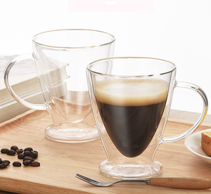 Juego de Tazas de Vidrio de Doble Pared para Café Latte, Espresso, Capuchino y Té, para Bar, Hotel, Restaurante, Hogar y Bodas, Venta al Por Mayor - Product Image 6