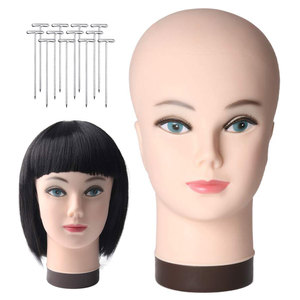 Gros Offre Spéciale Naturel blond coiffure 100% cheveux humains cheveux mannequin head formation - Product Image 1