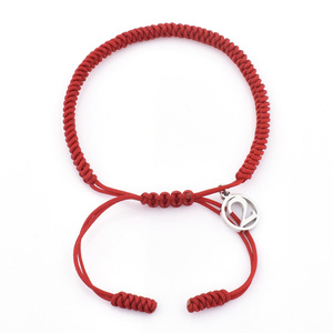 <span class=keywords><strong>Bracelet</strong></span> en <span class=keywords><strong>fil</strong></span> <span class=keywords><strong>de</strong></span> <span class=keywords><strong>soie</strong></span> simple fait à la main <span class=keywords><strong>Bracelet</strong></span> noeud <span class=keywords><strong>de</strong></span> couple rouge et noir - Product Image 5