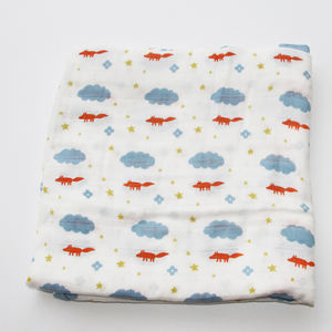 Usine directe couverture d'emmaillotage coton mousseline gaze <span class=keywords><strong>serviette</strong></span> <span class=keywords><strong>de</strong></span> bain imprimé carré enveloppement et Super doux <span class=keywords><strong>nouveau</strong></span>-<span class=keywords><strong>né</strong></span> bébé literie - Product Image 1