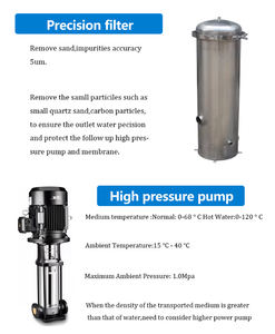 Usine de traitement d'eau par osmose inverse à haute efficacité, 1 <span class=keywords><strong>tonne</strong></span> par heure, équipement de purification d'eau premium - Product Image 5