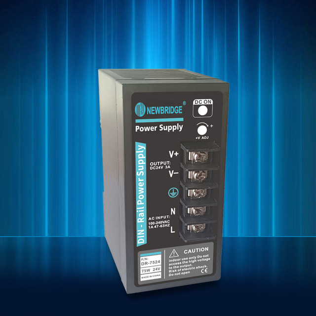 Industrial Din Rail AC/DC 75W Enclosed Switching Power Supply 24V3A Operating Ambient Temperature Range: -30℃ to +70℃