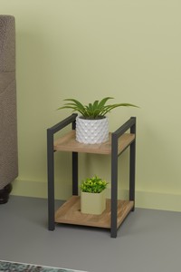 Estante de 2 Niveles para Flores, Estante Complementario Adecuado para Cocina, Jardín, Baño y Balcón - Product Image 2