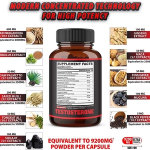 Male Vitality &amp; Endurance <strong>Supplement</strong> - Natural Herbal Formula for Energy, Stamina &amp; Strength Support - 60 Count - Product Image 6