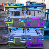 LIFUN Machine à griffes mini personnalisée 4 joueurs, Station d'arcade quadruple, Kiosque distributeur de jouets à prix pour cinémas et zones commerciales