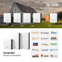 Batería de Litio para Almacenamiento de Energía Sunark de 15Kwh, 51.2V, 5Kwh, 10Kwh, 16Kwh, Batería Solar de Litio con 10 Años de Vida Útil