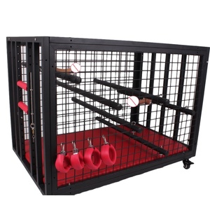 <span class=keywords><strong>BDSM</strong></span> Bondage <span class=keywords><strong>muebles</strong></span> adultos juego juguetes gran Metal restricción entrenamiento jaula sexo <span class=keywords><strong>muebles</strong></span> para parejas - Product Image 1