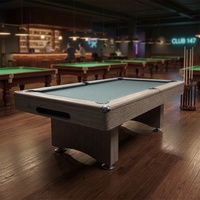 Table de billard américaine professionnelle de 9 pieds, qualité tournoi, avec système de retour de billes, pour club et bar
