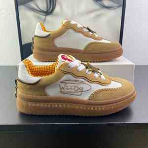 Zapatos Deportivos Casuales de Moda para Mujer, Primavera 2026, Nuevos, de Cuero Genuino y Mezclilla, Estilo Forrest Gump - Product Image 2