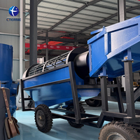 Machine de lavage et de séparation de l'or à haute capacité 50t/h, usine de traitement de la récupération de l'or pour les mines africaines