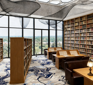 Tapis de salle de conférence en laine et nylon tressé, fabriqué à la machine, écologique, lavable, antistatique, protection antibactérienne - Product Image 1