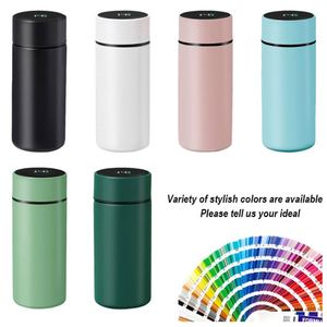Hot Sale Stainless Steel 300ml Smart <b>Thermos</b> with Temperature Custom Water Bottle with Logo Custom Packaging Business Gift Box - Product Image 3