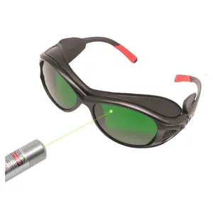 CE EN207 ANSI แว่นตา Z87 OD5รังสีอินฟราเรดแว่นตานิรภัยเลเซอร์สำหรับงานเชื่อมกำจัดขน IPL ป้องกันการเกิดฝ้าตาแว่นตานิรภัยเลเซอร์808 1064nm