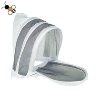 Nouvelle combinaison de sécurité anti-abeilles ventilée 100 % coton avec voile et fermeture élastique pour la protection des apiculteurs