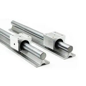 Yoso trilho de rolamento linear e guia sbr20uu sbr20luu, bloco de rolamento linear