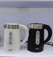 Bouilloire électrique portable mini en acier inoxydable 0,8 L 800 W 220 V avec contrôle de température et base rotative à 360° pour usage domestique, extérieur et hôtelier