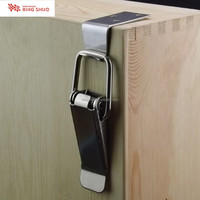 Loquet de boîte en alliage de bois finition galvanisée et zinguée fer zinc 304 matériel en acier inoxydable emballé dans un sac ou un carton