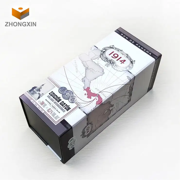 One-stop service Custom wholesale packaging boxes magnetic flip tea paper box