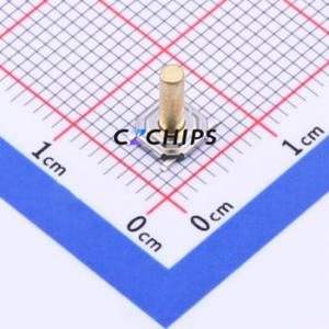 GT-TC084B-H075-L5 Tactile Switch SMD-4P,5.2x5.2mm Switch Single Pole Single Throw Round Button 2.5N Vertical Mount - Product Image 1