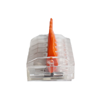 Connecteurs de fils à connexion rapide efficaces 450V 32A, bornes à barrière améliorées pour une connectivité accrue
