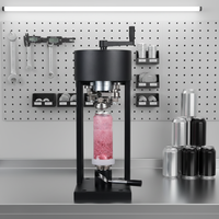 Nouvelle conception de machine de scellage semi-automatique électrique pour boissons en canettes et bouteilles PET, pour usage domestique et commercial, 200 ml, 250 ml, 330 ml, 500 ml, 650 ml