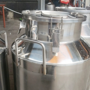 Bidon de stockage de lait en acier inoxydable de qualité alimentaire sans soudure 5L-125L avec couvercle à serrage hermétique pour le transport de produits laitiers - Product Image 6