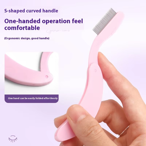 หวีแยกขนตาแบบพับได้ แปรงปัดมาสคาร่าสำหรับดัดขนตาและยกขนตา - Product Image 6