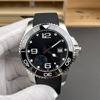 Montre de plongée de luxe pour homme, affichage lumineux, bracelet interchangeable en acier inoxydable, montre sport mécanique étanche