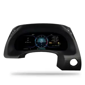 NaviHua Car LCD Instrument Cluster Digital Speedometers Dashboard Linux System Upgrades for Nissan Patrol y62 2015