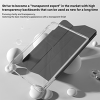 Vente chaude Y Pliant Souple TPU Transparent Acrylique Couverture Arrière pour iPad Pro 11 Pouces 4ème/3ème/2ème 2022/2021/2020