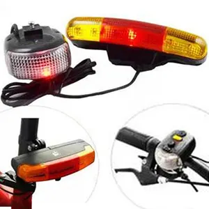 Multi-function Mountain Bike Light Turn Signal + Bicycle Taillight + Electronic Bell Horn + Bike Brake Light