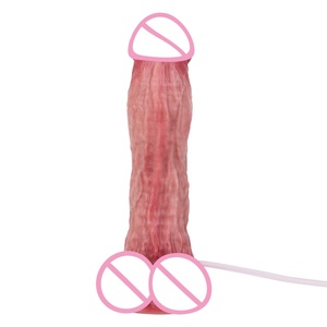 Dildo Realista de Doble Capa con Función de Eyaculación, Masajeador de Pene, Vagina y Ano, Tapón Anal, Juguetes Sexuales para el Placer de Hombres y Mujeres - Product Image 3