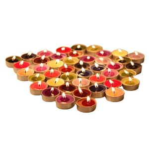 가정 장식 생일 부활절 및 디 왈리를위한 순수한 백색 밀랍 Tealight 양초-공장 직접 - Product Image 2