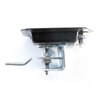 Serrure à palette de remorque noire 140 mm X 108 mm T Bar Truck Toolbox Paddle Locks