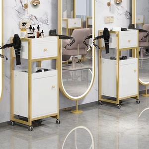 Kelly Barber Furniture Hair Salon Cabinet Multi-functional Shelving <b>Tool</b> Cabinet Salon <b>Stations</b> - Product Image 4