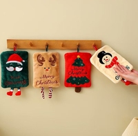 Neues Weihnachts-Handtuch, Wandmontiert, Dickes und Weiches Coral-Fleece-Handtuch, Schnelltrocknend für Küchengebrauch
