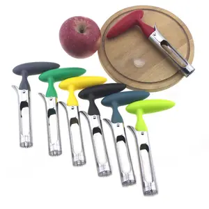 Mutfak meyve sebze araçları paslanmaz çelik elma çekirdek kesici bıçak Corers meyve dilimleme elma oyacağı sökücü
