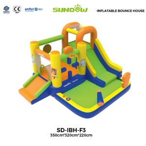 Château gonflable de gros pour enfants avec toboggan - Product Image 2