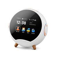 Q8 Smart AI Speaker met HD touchscreen, BT, TF-kaart, wekker, desktop, WiFi, draadloze audiospeaker