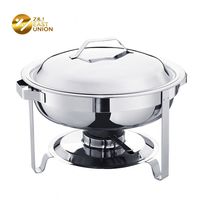 Équipement de cuisine de haute qualité marmite service chauffant traiteur acier inoxydable nourriture buffet cuisinière chauffe-plat pour hôtel